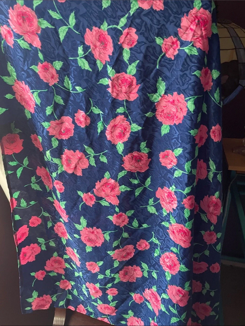 VTG SILK JACQUARD WRAP